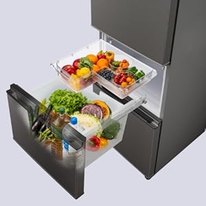 Hisense 冷蔵庫 HR-D2802S 282L 2022 家電 Au070 Amazon | Hisense 冷蔵庫 幅55.4cm 282L スペースグレイ HR