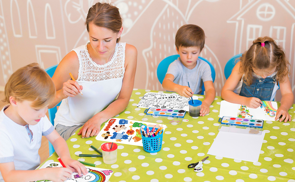 Excefore 6 PCS Small White Boards, 21 x 30 cm Double-Sided Dry Erase Lapboard with 6 Dry Erasers, Mini Kid Whiteboards for Kids, Students, Teachers, Classroom, Home, Office 21 Mini White Boards