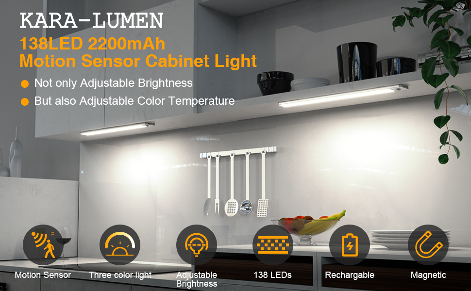 Under Lights Motion Sensor, 15.7 Inches