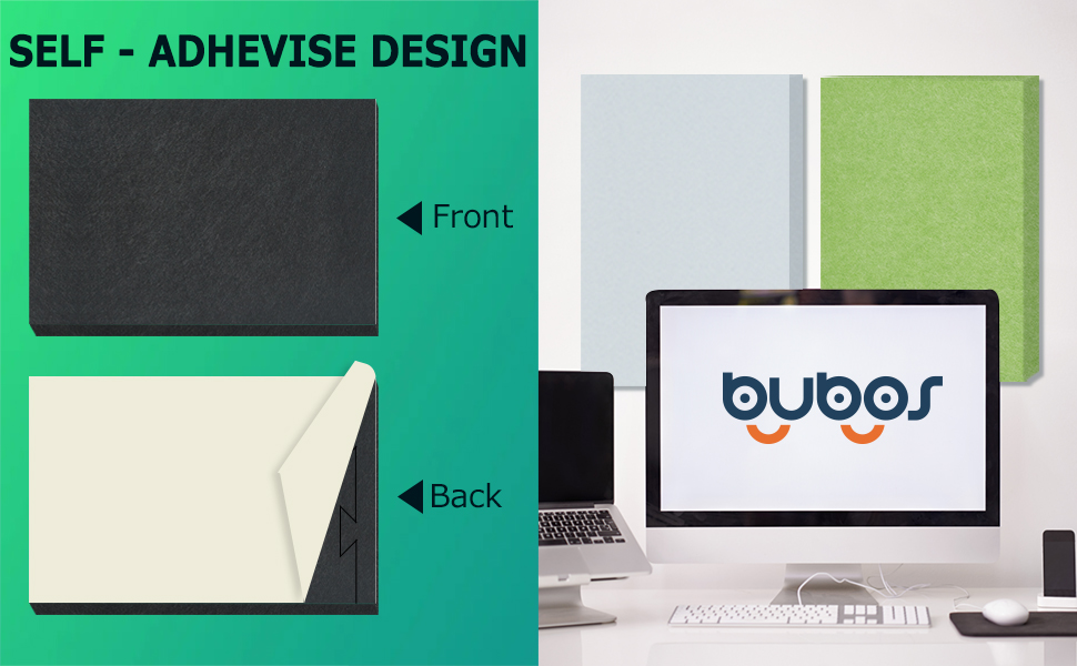 BUBOS Art Acoustic Panels,2 Pack 24''x16''x2'' Soundproof