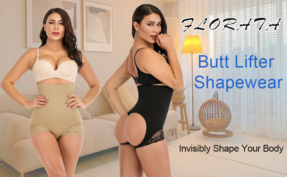 Butt Lifter Shapewear Hi-Waist Double Tummy Control Panty