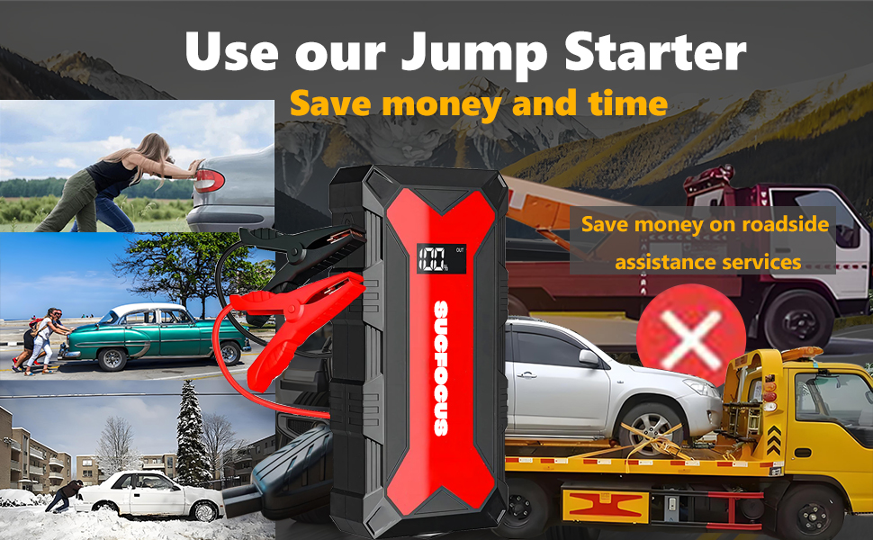 jump starters & battery chargers,save money and time,save money on roadsiade assistance service,