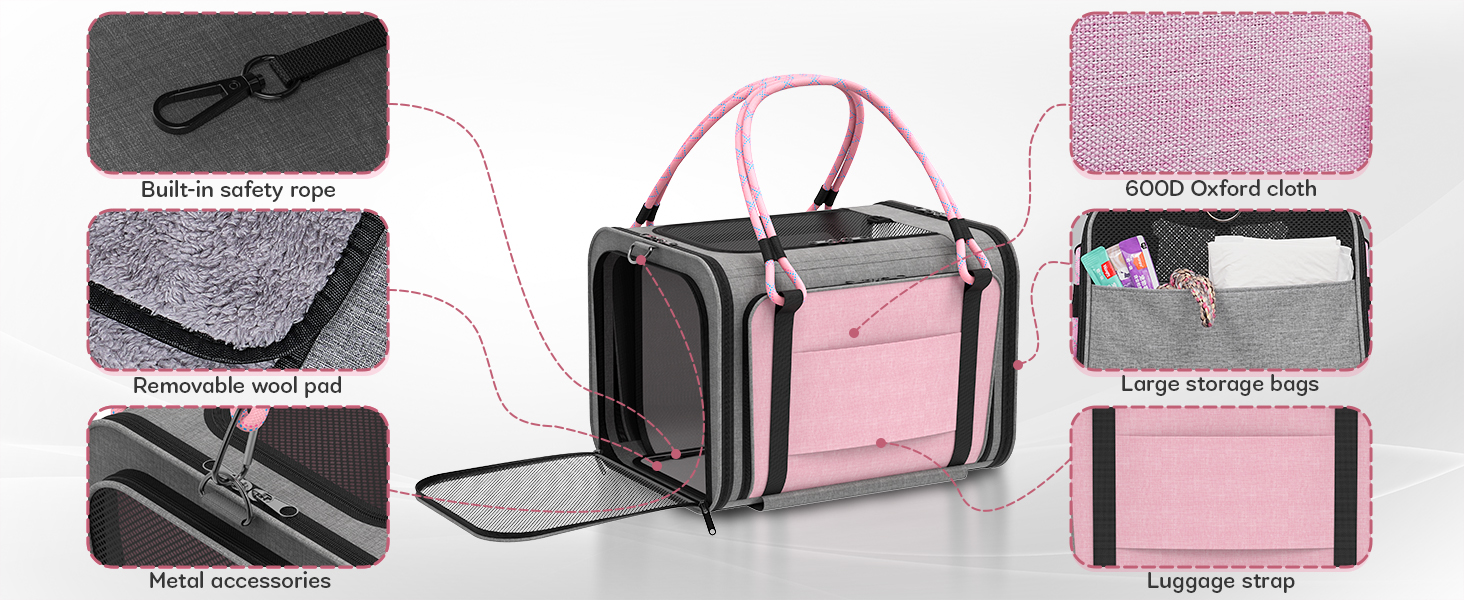 pet carrier with wheels