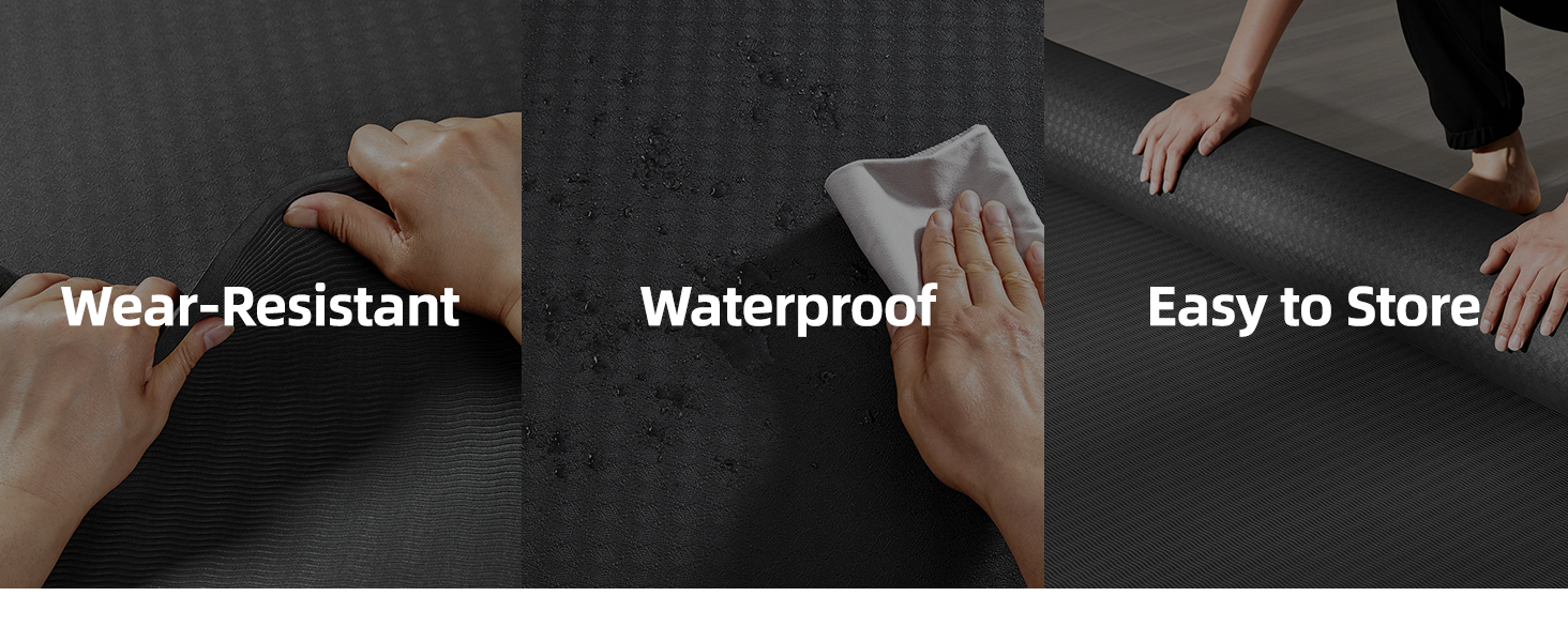 extra large yoga mat thick exercise matt for home gym workout fitness pilates