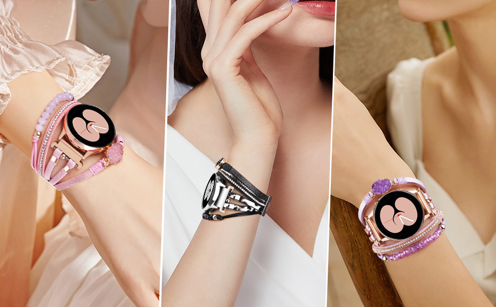 PanPinnacle Samsung Galaxy s6 s5 s4 s3 s2 watch bands 40mm women