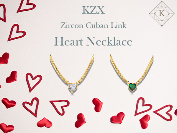 Amazon.com: KZX Heart Necklace for Women 18K Gold Plated Amazon.com: KZX Heart Necklace for Women 18K Gold Plated