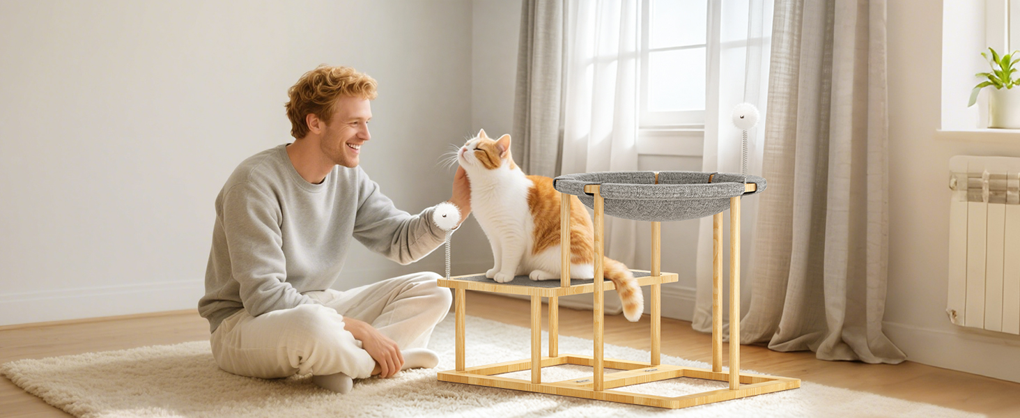 cat hammock, elevated cat bed