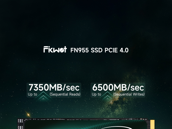 Fikwot FN955 M.2 NVMe SSD 2TB PS5対応 Fikwot High-Speed 2TB M.2 SSD - Blazing Fast Performance