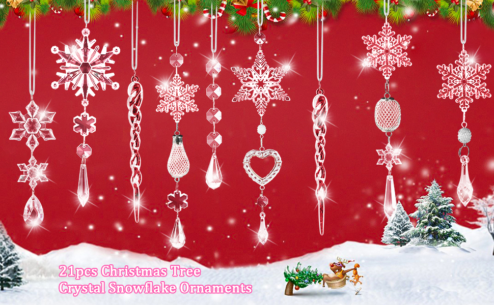 21-Piece Christmas Ornament Set