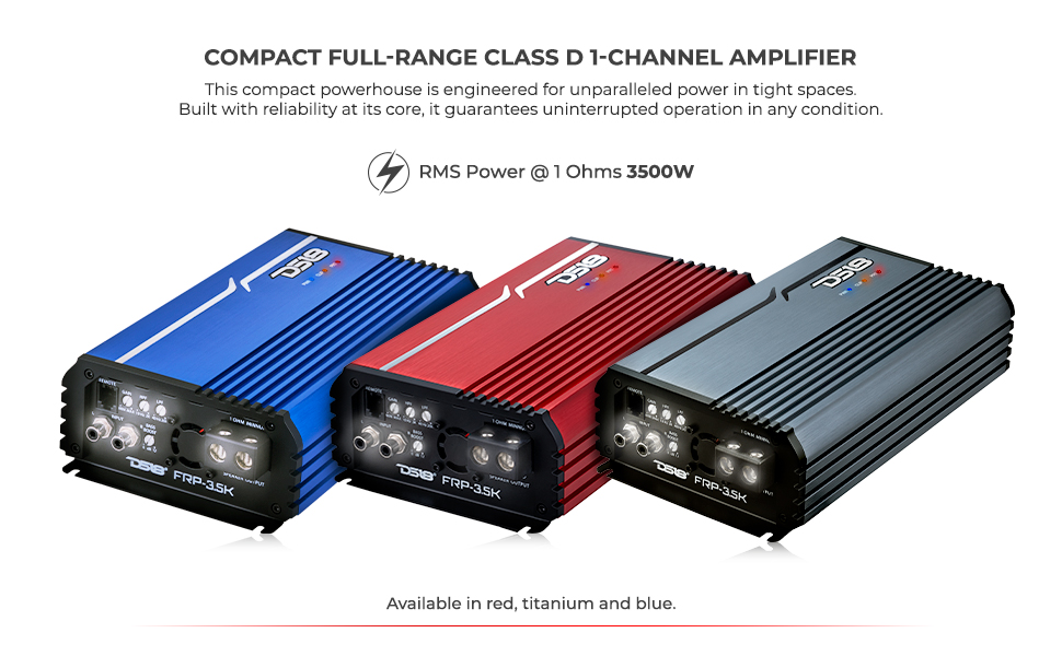 DS18 FRP3.5K/BL Compact FullRange Class D 1Channel