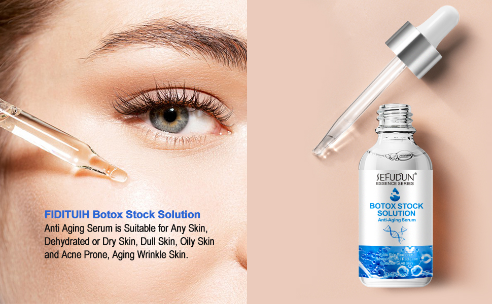 Botox Stock Solution, AntiAgingSerum, Botox Gesichtsserum, KollagenSerum für Gesicht, Botox