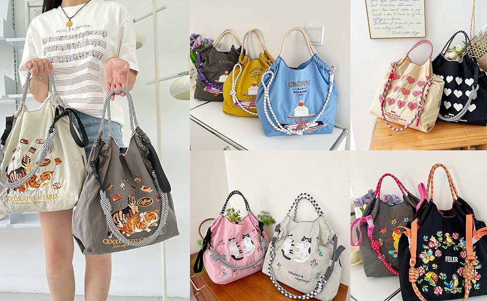 Amazon | [MYJYG] ボールアンドチェーン エコバッグ レディース