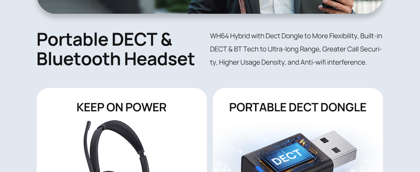 voip phone headset wireless
