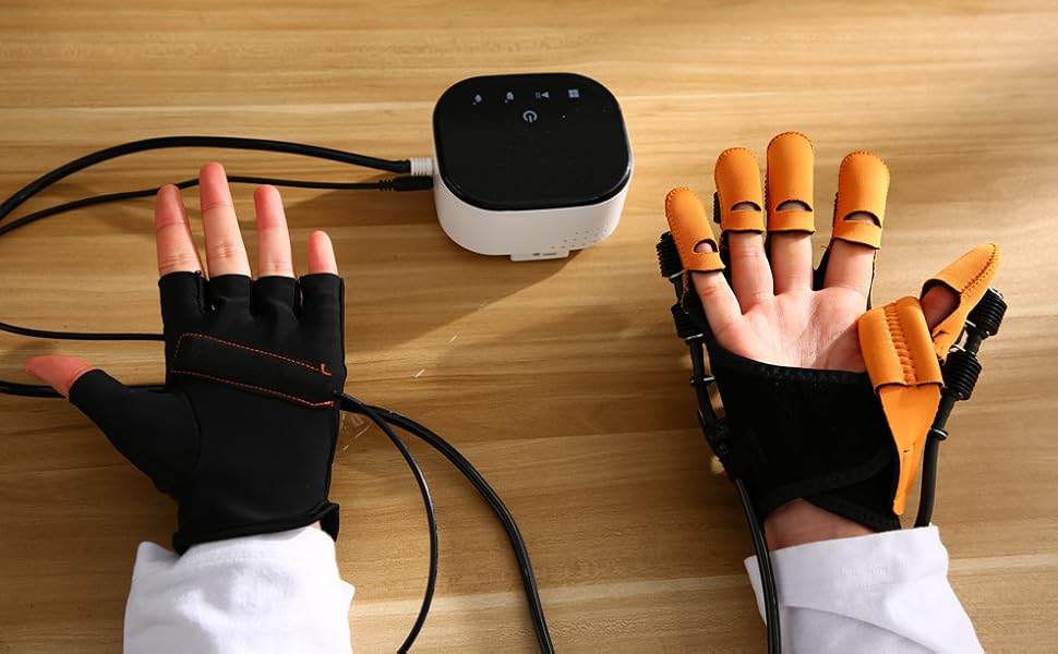 syrebo Hand Rehabilitation Robot Gloves, E10 Model Self Training Finger