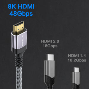 arc earc ethernet iphone male to male hdmi cable short 1ft 5ft 10 feet 6 ft 4 3foot ps5 ps4 xbox hdr