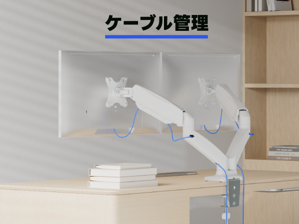 Amazon.co.jp: METIYA モニターアーム デュアル 2画面