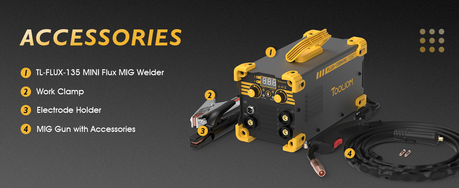 Mini MIG Welder Flux Core
