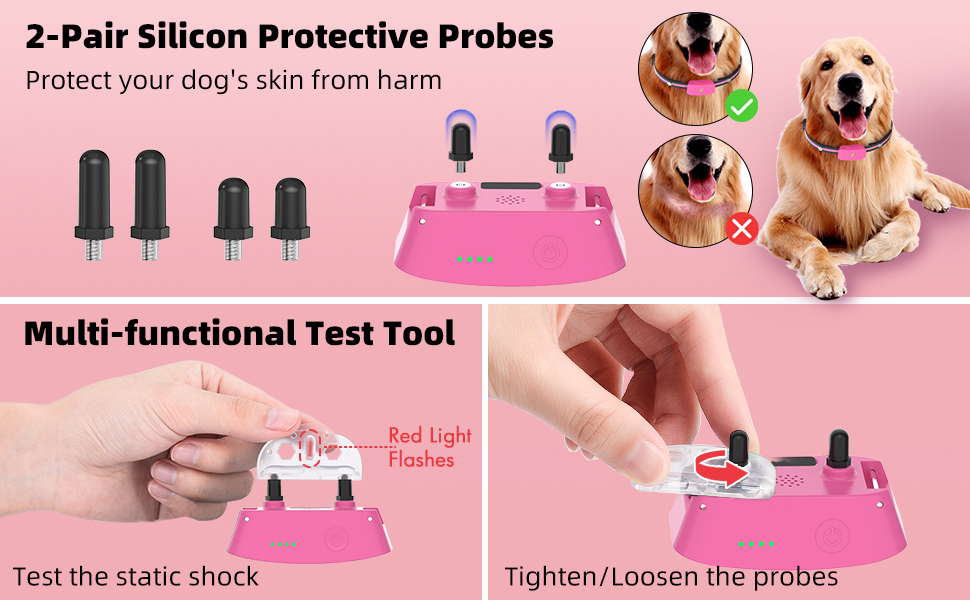 Runlane Dog Shock Collar, Adjustable 010 Level Tone (Up to