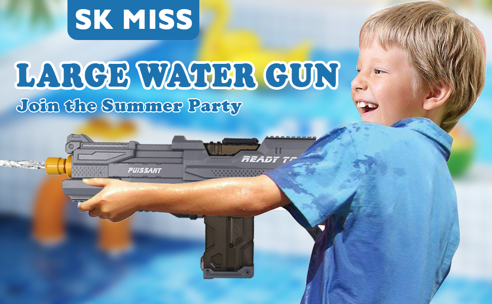 SK MISS Electric Water Gun, Powerful Water Guns Long Range Distance for