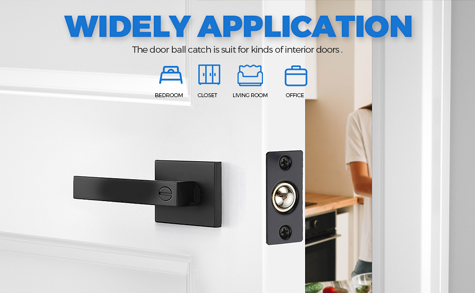 Ravinte Hardware Closet Door Ball Catch, Door Ball Catch Replacement