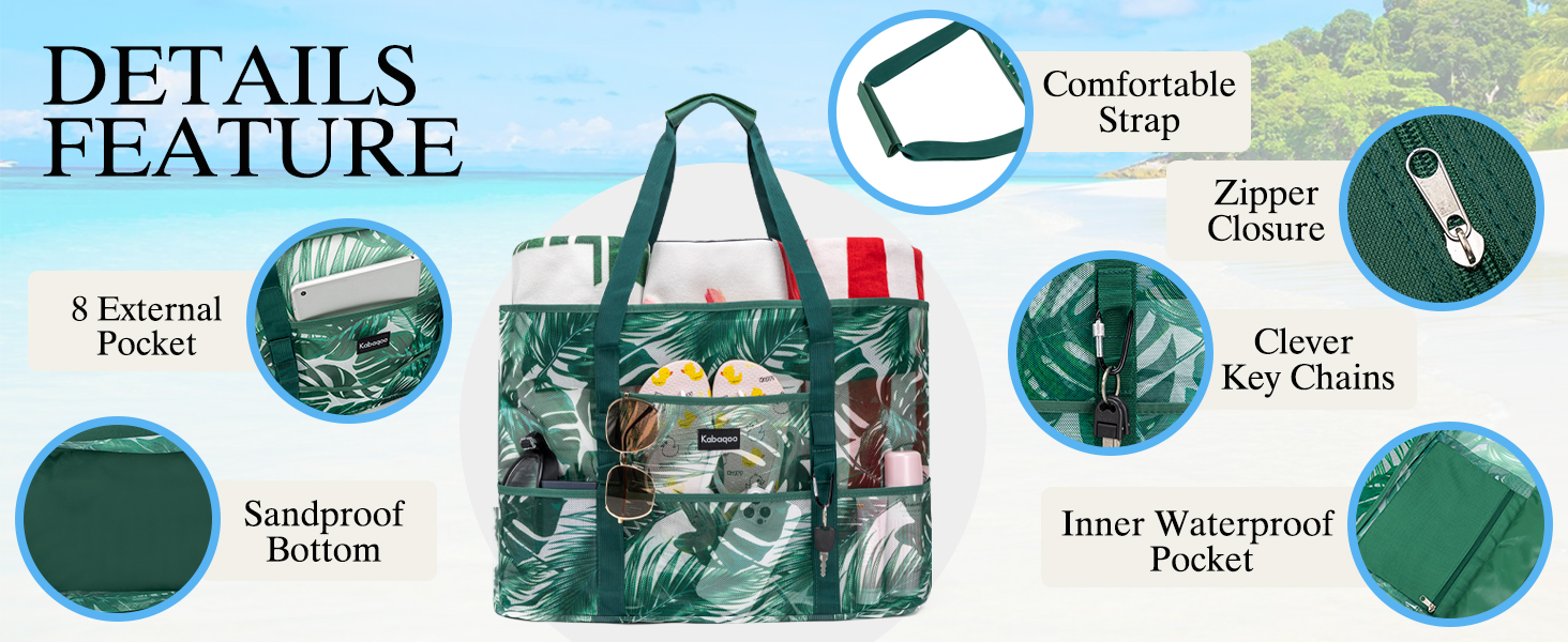 beach bags waterproof sandproof