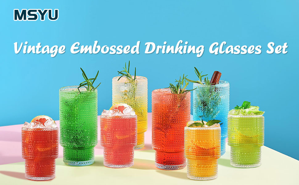 drinking glasses glasses drinking set glass glass cups drinking glasses set of 8