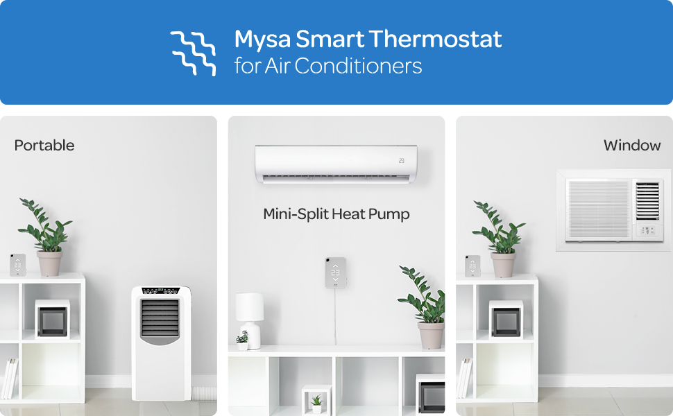 Mysa Thermostat intelligent pour climatisation et mini chauffages