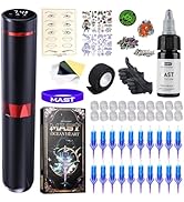 Mast Tattoo Machine Kit Flip Wireless Tattoo Pen Rotary