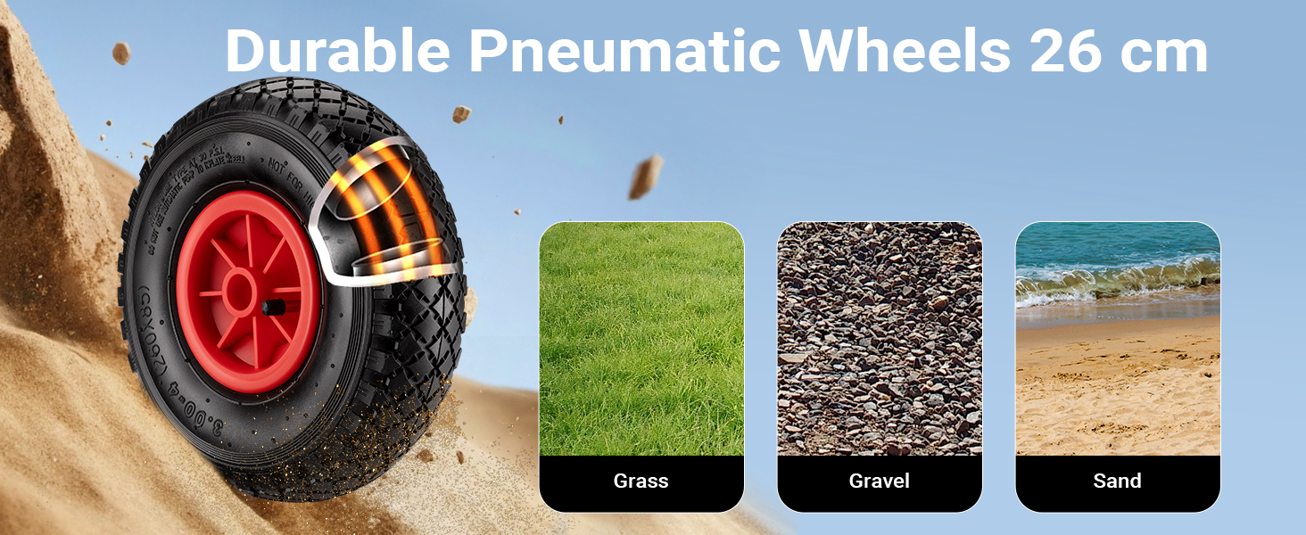the three types of pneumatic wheels
