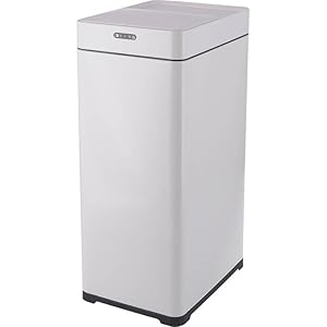 【2個セット】【人気商品】センサー全自動開閉式 ゴミ箱 大容量45L ホワイト Amazon|不二貿易 除菌消臭センサーダストボックス ゴミ箱 45L