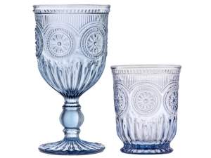 Blue Glassware