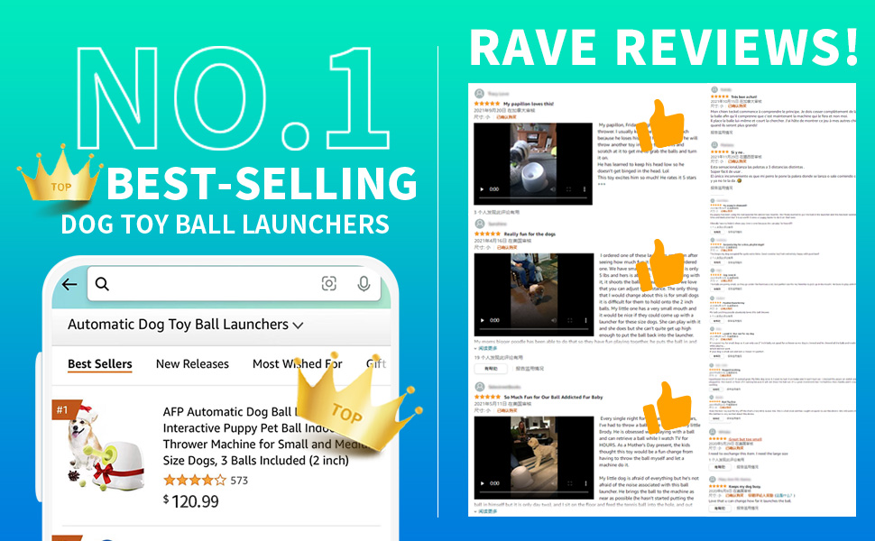 AFP Automatic Ball Launcher for Dogs,Dog Ball Launcher