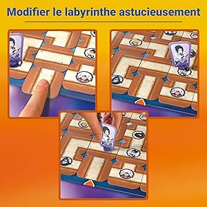 jeu, famille, labyrinthe, Naruto, enfant, jeu garçon, jeu fille, Ravensburger