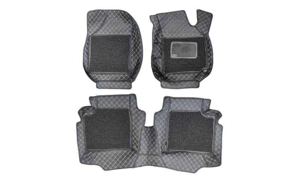 AUTOXYGEN 7D Car Foot Mat Full Set Accessories for XUV 700 (5 Seater