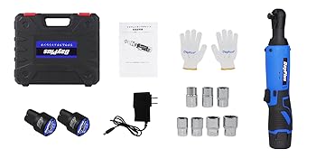 DayPlus 充電式ラチェットレンチ 12V 電動ラチェットレンチ コードレス パッケージ内容