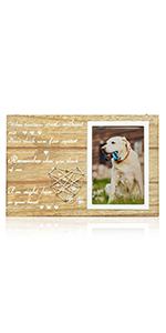 Dog Memorial Picture Frame