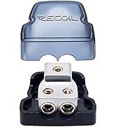 Recoil DB12 2 Way Power Distribution Block, 1 X 0/2/4 Gauge in / 2 X 4/8 Gauge Out Power Distribu...