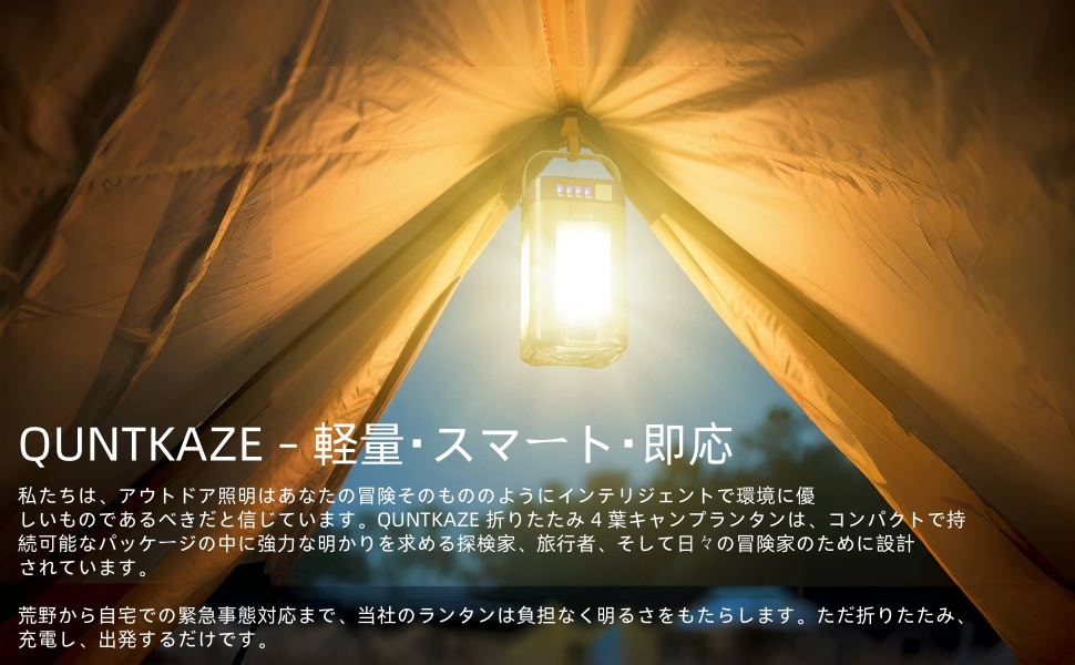 Amazon.co.jp: QUNTKAZE 超軽量 四つ葉折りたたみデザインの