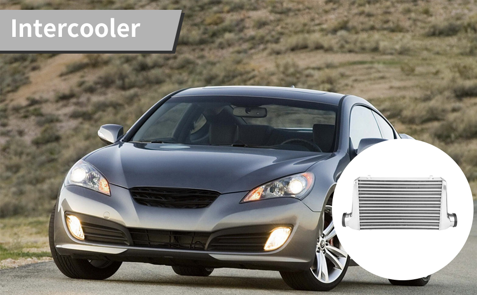 Keenso Universal Car Engine Lightweight Aluminum Turbo Cooling Network