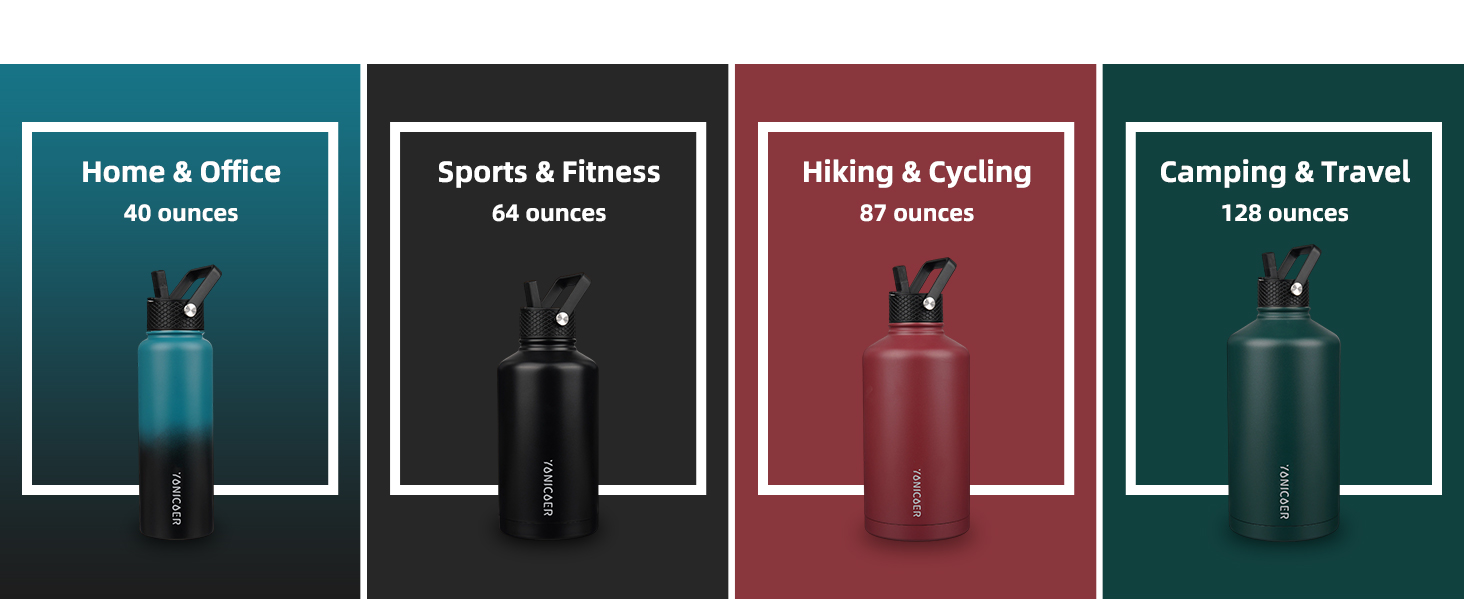 A variety of capacity options to meet different drinking water needs