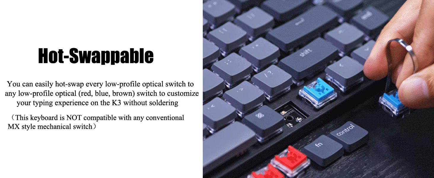 Keychron K3 Keyboard Hot-Swappable