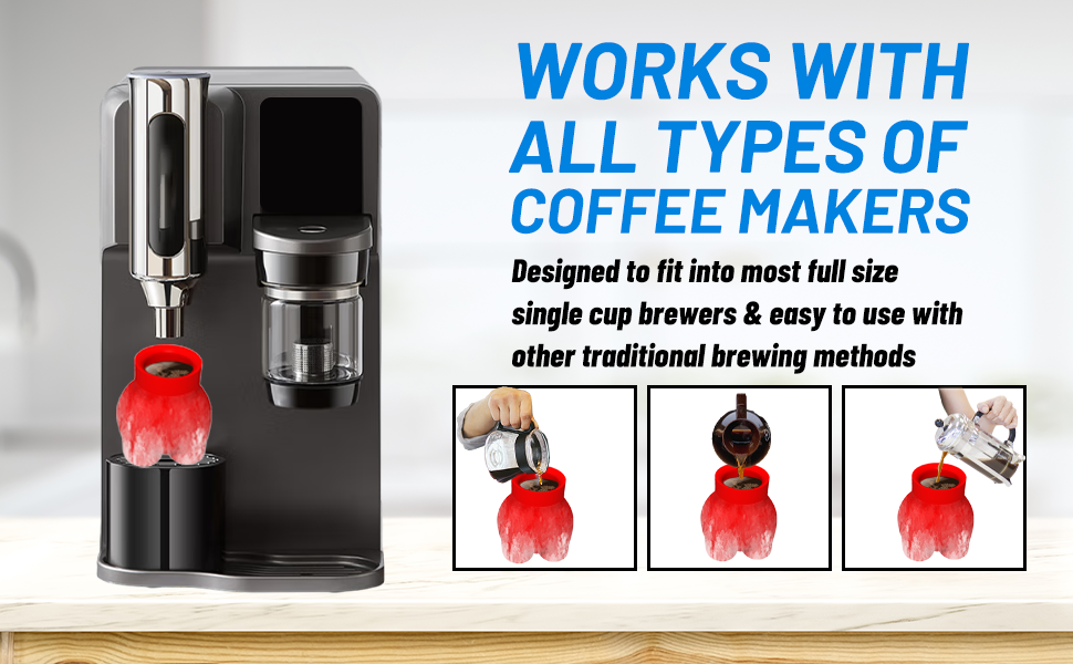 LEEMEMBER Iced Coffee/Beverage Cooler,Wine Beer Chiller Cup