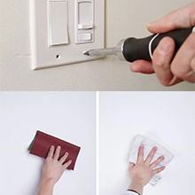 how to hang peel and stick wallpaper