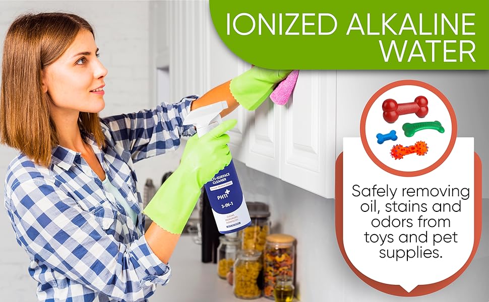 AcenWa Green MultiSurface Cleaner, Degreaser on dish air