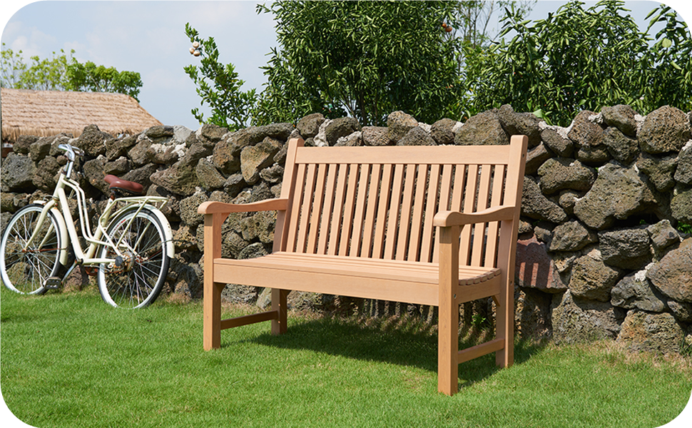 outdoor bench