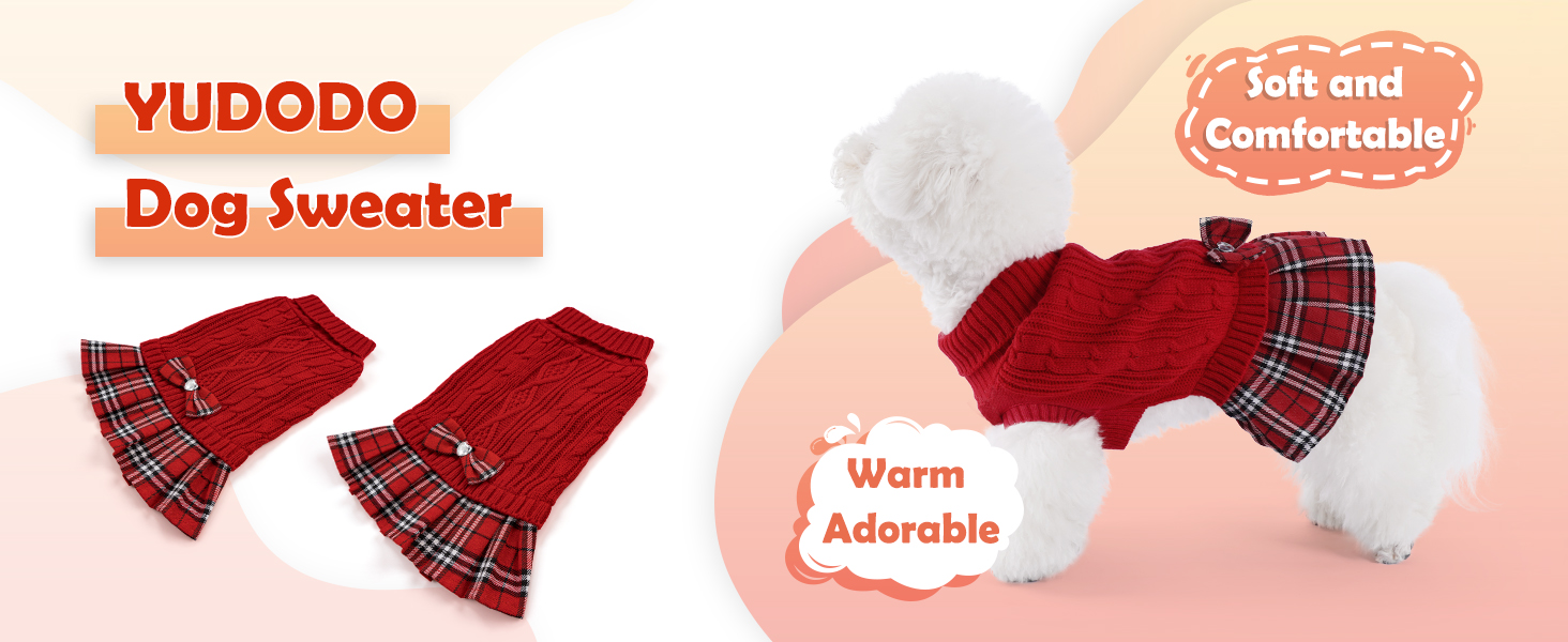 YUDODO pet dog sweater