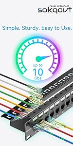 cat6a coupler patch panel