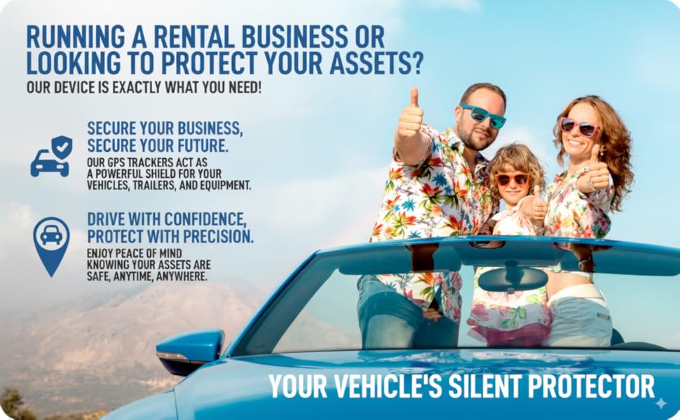 tracker device for vehicles