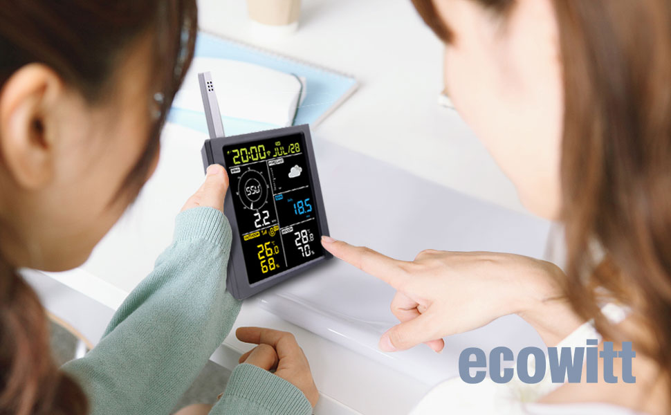 ECOWITT WN1910 WiFi Weather Station with Wireless Outdoor Weather