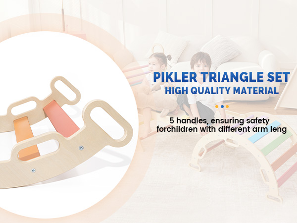 climbing toys for toddlers 1-3 inside, pikler triangle set, toddler climbing toys indoor, 